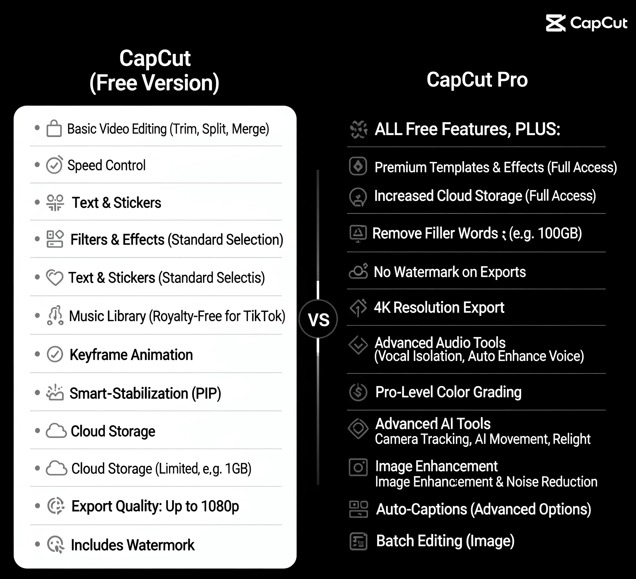 CapCut Pro Interface